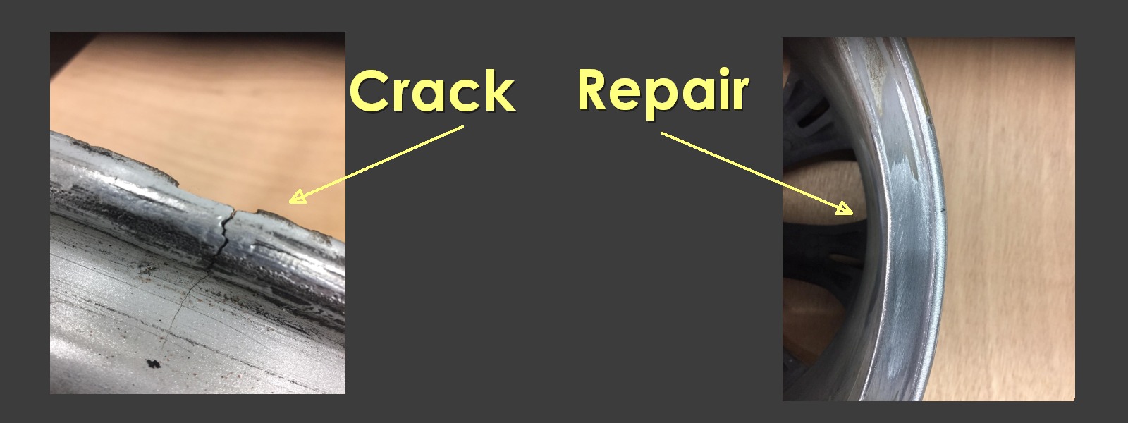 Cracked Alloy Wheel repair